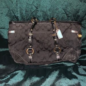 Black Vintage Coach Purse